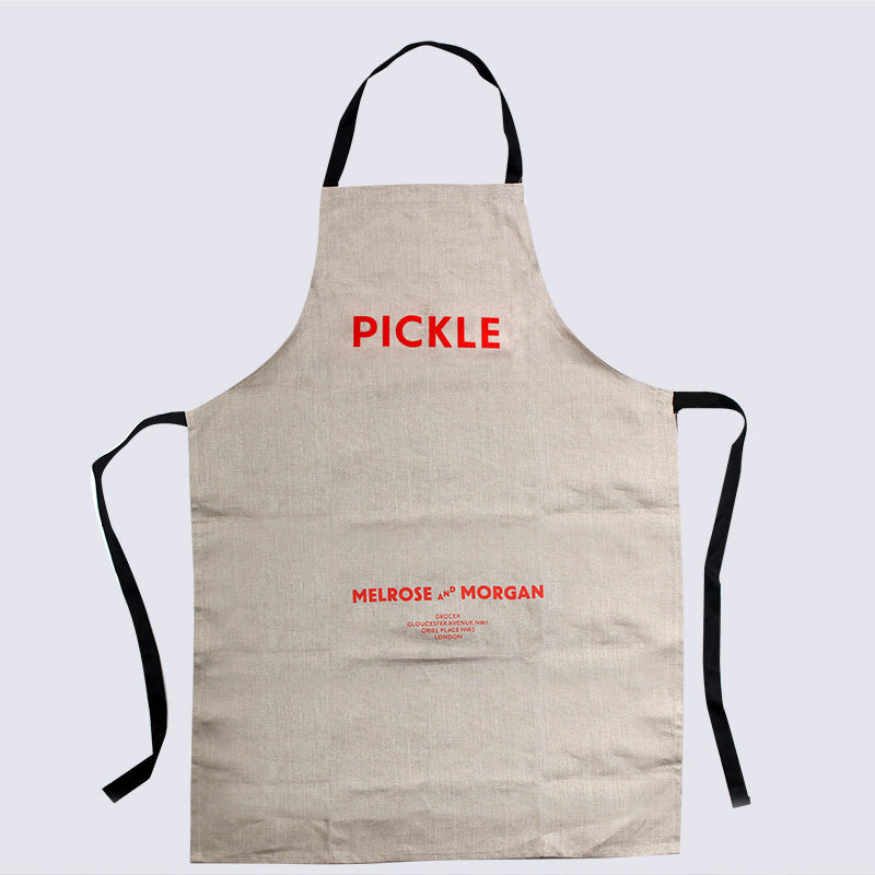 LINEN APRON [ PICKLE ] / ポケットあり