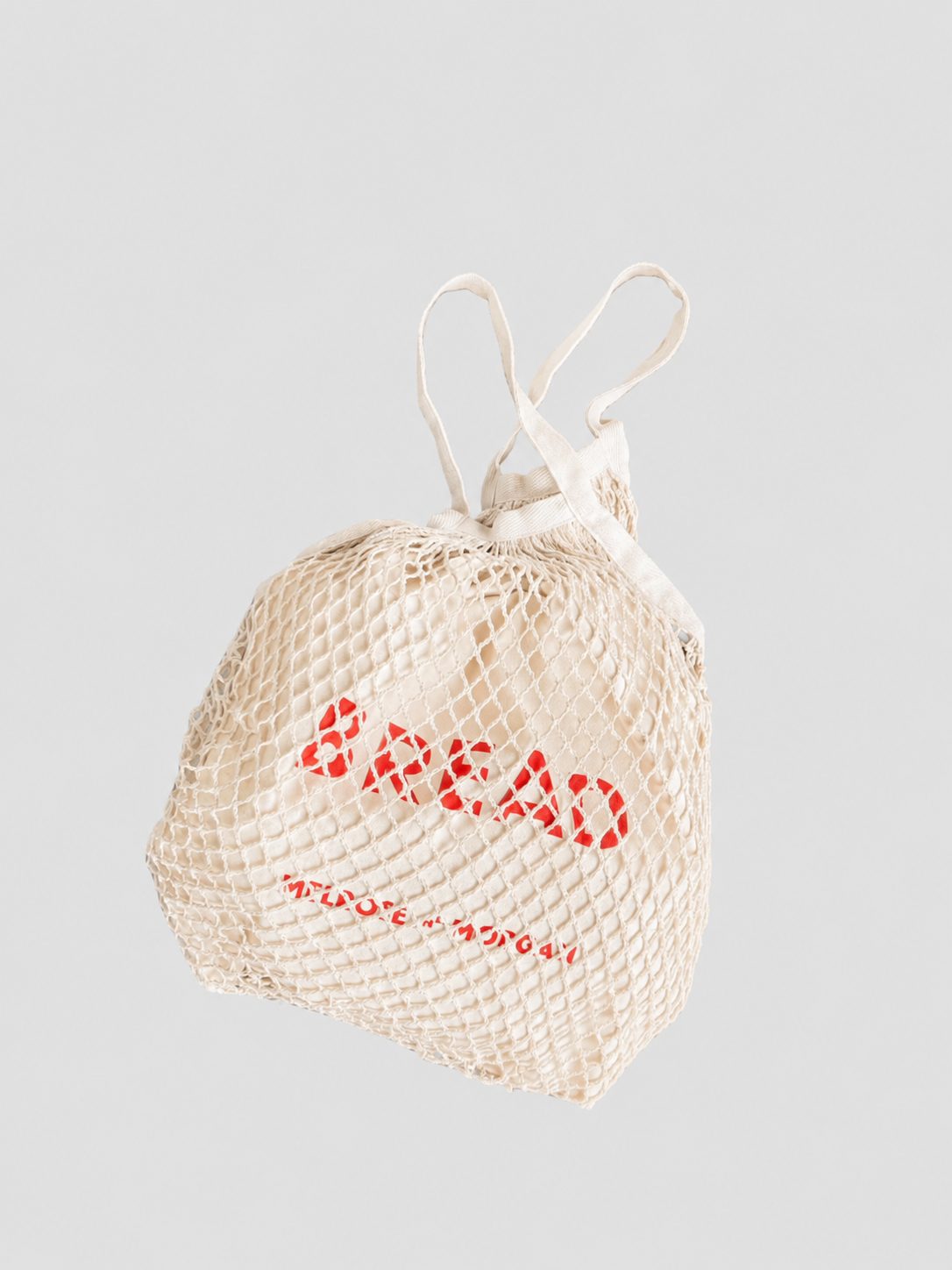 ネットバッグ コットン巾着付き［BREAD］