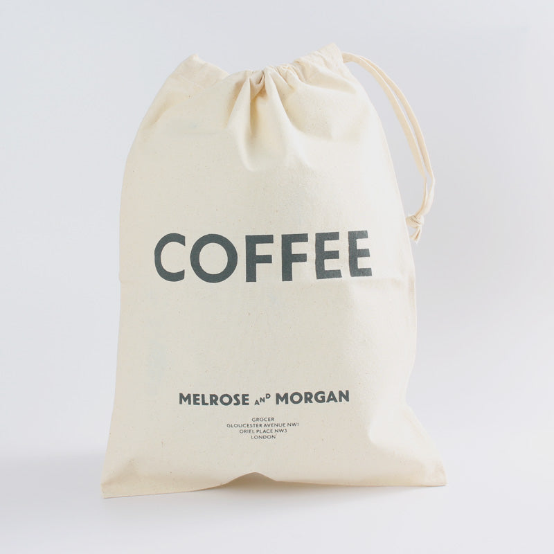 COTTON POUCH [COFFEE] GREY/ LL